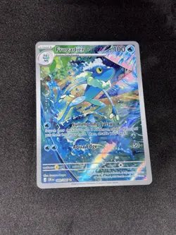 Frogadier IR HoloFoil + Chaos Rising Card Sleeve 089/086 NM EN - Image 1