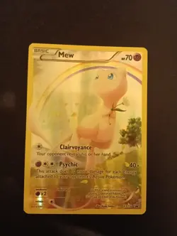 Pokemon TCG Mew XY110 Mythical Collection Black Star Promo ENG 20th Anniversary - Image 1