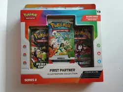 NEW Pokemon TCG First Partner Illustration Collection Series 2 3-Pack - Image 1