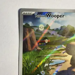 Paldean Wooper 102/094 Illustration Rare Pokemon Phantasmal Flames Card NM - Image 2