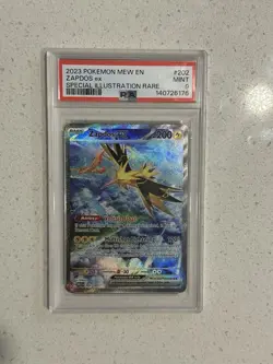 Pokemon TCG Zapdos EX 151 Ultra Rare Card 145/165 Scarlet & Violet - Image 1