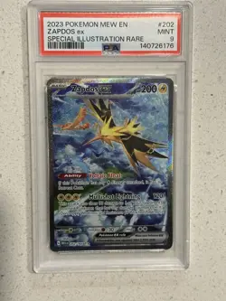 Pokemon TCG Zapdos EX 151 Ultra Rare Card 145/165 Scarlet & Violet - Image 2
