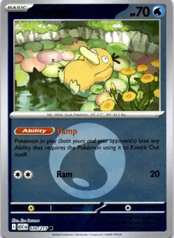 Psyduck Energy Pattern 039/217 Ascended Heroes Pokemon RH NM - Image 1