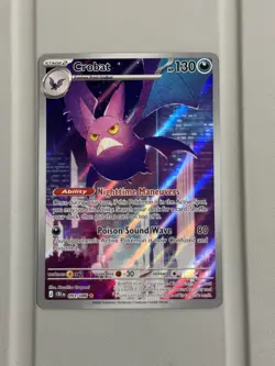 Crobat IR 093/086 Me04: Chaos Rising Illustration Rare Pokemon CRI 93 86 01 - Image 1