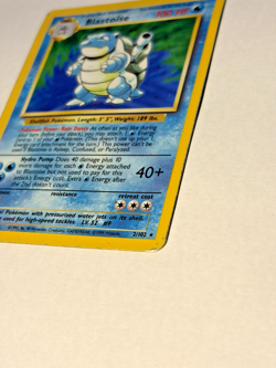 Blastoise 2/102 Holo Base Set Pokemon 1999 - Image 4