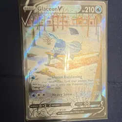 Pokemon Glaceon V 175/203 Evolving Skies Ultra Rare Full Art Holo English 2021 - Image 1