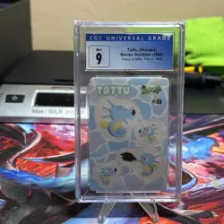 1998 Pokemon Horsea (Tattu) Bandai Sealdass Fancy Graffiti Part 1 MINT 9 - Image 1