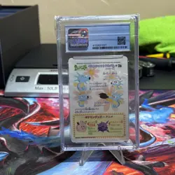 1998 Pokemon Horsea (Tattu) Bandai Sealdass Fancy Graffiti Part 1 MINT 9 - Image 2