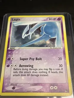Lugia 2/17 Pokemon TCG EX Pop Series 5 HOLO BLEED ERROR - Image 1