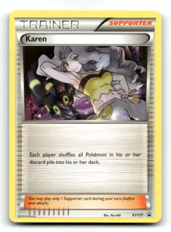 Karen XY177 Promo XY Promo Pokemon LP - Image 1