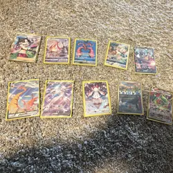 Pokemon TCG Charizard SV49 & Mewtwo SV59 Holo Promo 9-Card Lot - Image 1