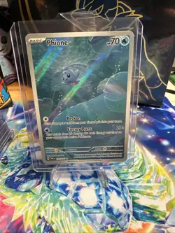 Pokemon TCG Phione Full Illustration Rare Card 175/167 Twilight Masquerade - Image 1