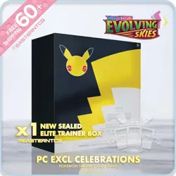 SEALED Celebrations Pokemon Center Elite Trainer Box - Pokemon TCG - New 🇺🇸 - Image 1