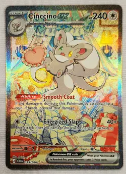 2026 Pokemon TCG Cinccino ex 119/086 SIR Chaos Rising Excellent-NM/M - Image 1