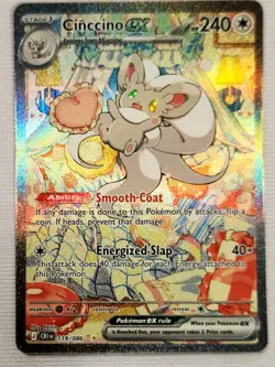 2026 Pokemon TCG Cinccino ex 119/086 SIR Chaos Rising Excellent-NM/M - Image 2