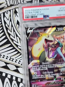 Boltund V TG13 PSA 10 Gem Mint Pokemon SW&SH Brilliant Stars (501) FREE SHIPPING - Image 3