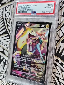 Boltund V TG13 PSA 10 Gem Mint Pokemon SW&SH Brilliant Stars (501) FREE SHIPPING - Image 5