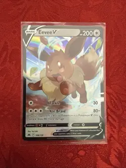 Eevee V 108/159 SWSH: Crown Zenith Ultra Rare Pokemon TCG - Image 1