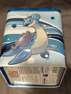 Pokemon TCG: Stacking Tin - Wishiwashi OFFICIAL Pokemon Tin blue - Empty - Image 1