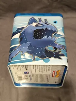 Pokemon TCG: Stacking Tin - Wishiwashi OFFICIAL Pokemon Tin blue - Empty - Image 3