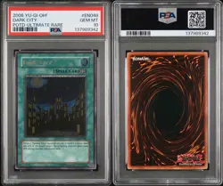 Yu-Gi-Oh! POTD-EN048! DARK CITY! ULTIMATE RARE! PSA 10! - Image 3
