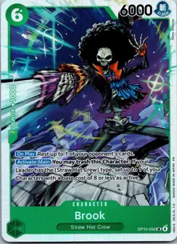 Brook OP15-032 Super Rare Adventure on Kami's Island One Piece Near Mint - Image 1