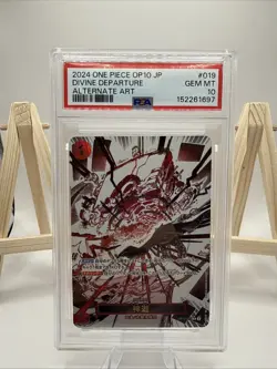 2024 One Piece OP10 JP Divine Departure Alternate Art PSA 10 - Image 1