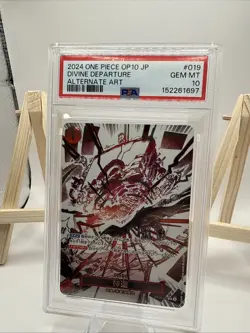 2024 One Piece OP10 JP Divine Departure Alternate Art PSA 10 - Image 2