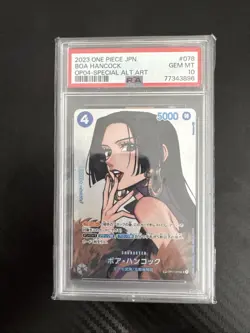 One Piece PSA 10 Boa Hancock SP Alternate Art 2023 OP01-078 OP04 Japanese - Image 1