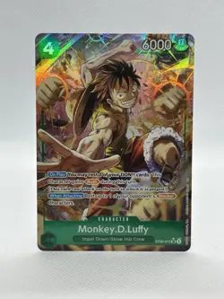 Monkey D. Luffy ST30-012 SR Parallel Start Deck EX ONE PIECE Card NM - Image 1