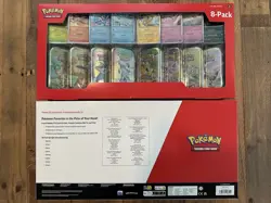 2X Pokemon TCG: Prismatic Evolutions Mini Tin Exclusive Costco Bundle 8-Pack - Image 2