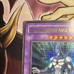 YUGIOH! Konami Replacement Redemption Elemental Hero Aqua Noes POTD-EN031K LP - Image 2