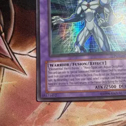 YUGIOH! Konami Replacement Redemption Elemental Hero Aqua Noes POTD-EN031K LP - Image 4
