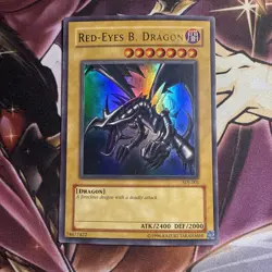 MP Yugioh Red-Eyes Black Dragon SDJ-001 Unlimited Edition Holo Rare Yu-Gi-Oh! - Image 1