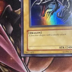 MP Yugioh Red-Eyes Black Dragon SDJ-001 Unlimited Edition Holo Rare Yu-Gi-Oh! - Image 4