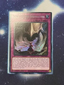 Yugioh Songs of the Dominators ALIN-EN078 Secret Rare 1st Edition NM - Image 1