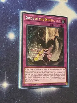 Yugioh Songs of the Dominators ALIN-EN078 Secret Rare 1st Edition NM - Image 2