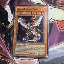 YUGIOH HORUS THE BLACK FLAME DRAGON LV6 SOD-EN007 SUPER MP - Image 1