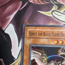 YUGIOH HORUS THE BLACK FLAME DRAGON LV6 SOD-EN007 SUPER MP - Image 2