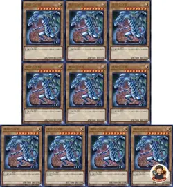 NM 10 card Blue-Eyes White Dragon QCAC-JP021 Ultra Rare YuGiOh 1000 - Image 1