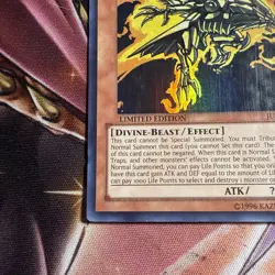 Yugioh! The Winged Dragon of Ra JUMP-EN045 Ultra Rare Limited Edition MP - Image 4