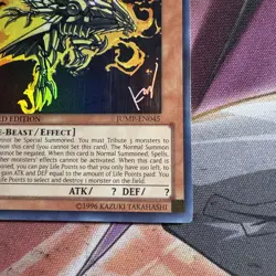 Yugioh! The Winged Dragon of Ra JUMP-EN045 Ultra Rare Limited Edition MP - Image 5