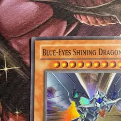 Blue-Eyes Shining Dragon - MOV-EN001 - Super Rare - Limited Edition LP YuGiOh! - Image 2