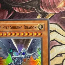 Blue-Eyes Shining Dragon - MOV-EN001 - Super Rare - Limited Edition LP YuGiOh! - Image 3