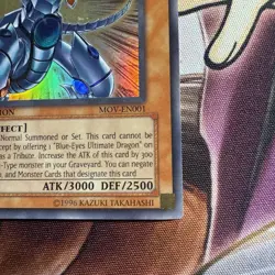 Blue-Eyes Shining Dragon - MOV-EN001 - Super Rare - Limited Edition LP YuGiOh! - Image 5