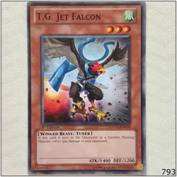 T.G. Jet Falcon - EXVC-EN018 - Common 1st Edition Yugioh - Image 1