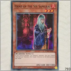 Hand of the Six Samurai - SPWA-EN042 - Super Rare 1st Edition Yugioh - Image 1