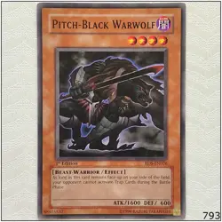 Pitch-Black Warwolf - RDS-EN026 - Common 1st Edition Yugioh - Image 1