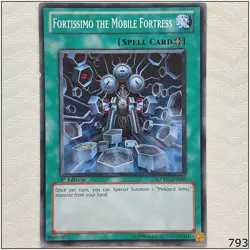 Fortissimo the Mobile Fortress - EXVC-EN049 - Common 1st Edition Yugioh - Image 1