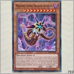 Meklord Astro Dragon Asterisk - LED7-EN027 - Common 1st Edition Yugioh - Image 1